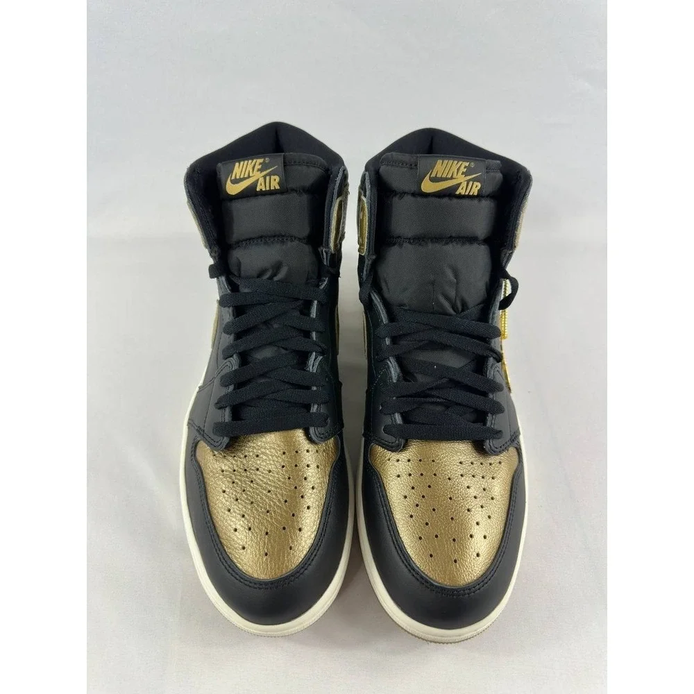 Nike Air Jordan 1 Retro High OG 'Black Gold' DZ5485-071 Men's Size 12.5